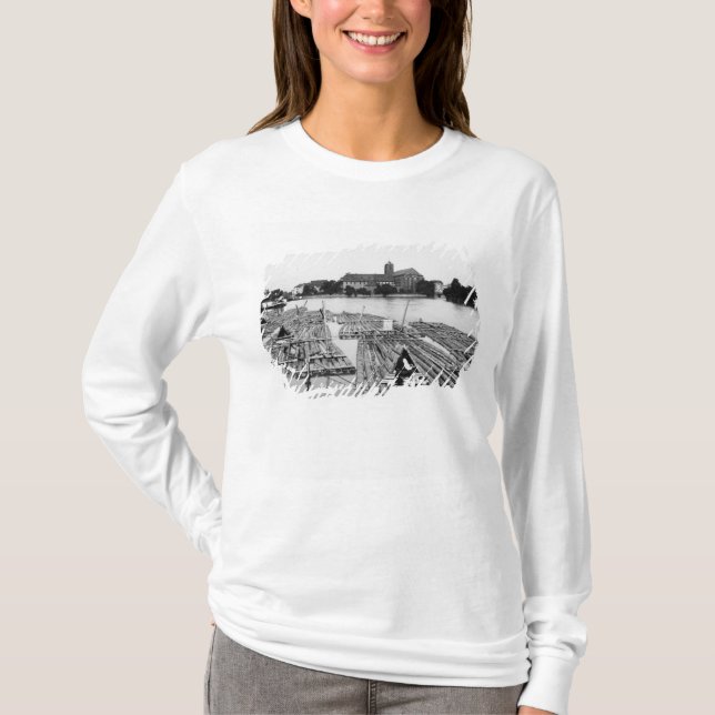 Camiseta O Oder no Polônia de Breslau, c.1910 (Frente)