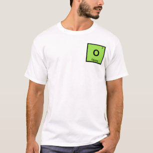 Camiseta O - Odessa Texas Símbolo da Tabela Periódica de Qu