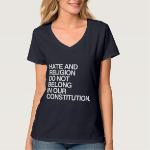CAMISETA O ÓDIO E A RELIGIÃO NÃO PERTENCEM - .PNG