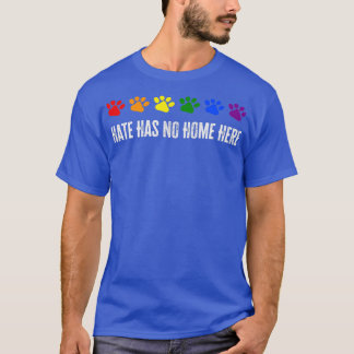 Camiseta O Ódio Não Tem Casa Aqui Cães LGBT Essenciais
