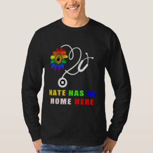 Camiseta O Ódio Não Tem Casa Aqui Enfermeira Lgbtq Enfermei