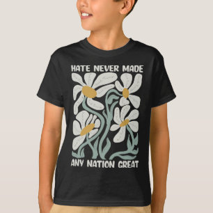 Camiseta O Ódio Nunca Fez Nenhum Excelente Nação 8647 Trump