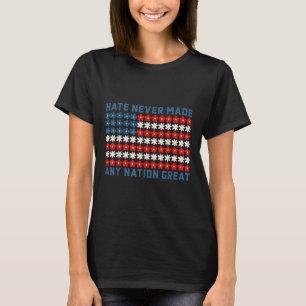 Camiseta O Ódio Nunca Fez Nenhuma Citação Política Excelent