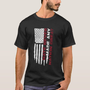 Camiseta O ódio nunca tornou grande uma nação Igualdade Lib