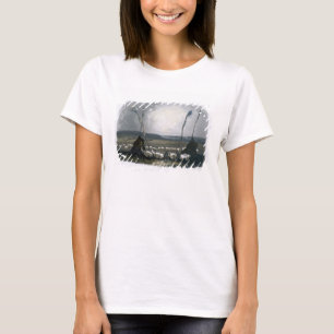 Camiseta O oferecimento dos indianos de Mandan, chapeia 14