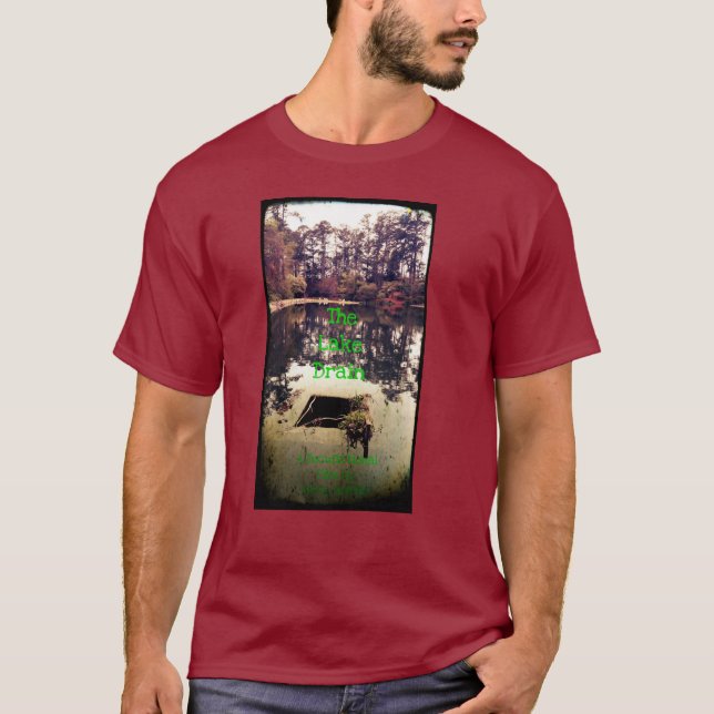 Camiseta O oficial T-Shirt© do dreno do lago (Frente)