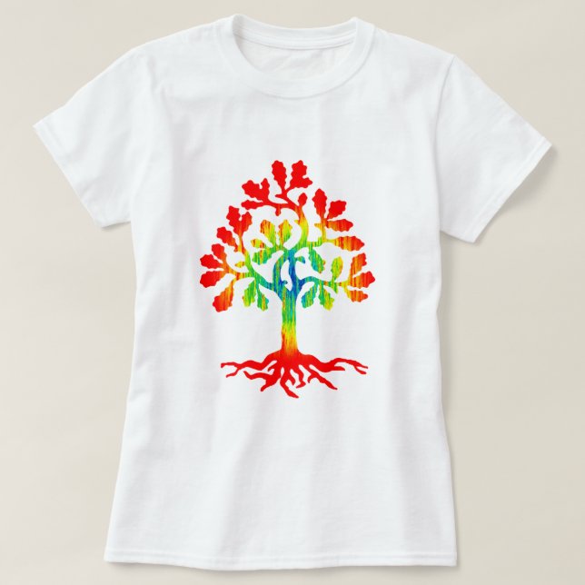 Camiseta o olhar grande (Frente do Design)
