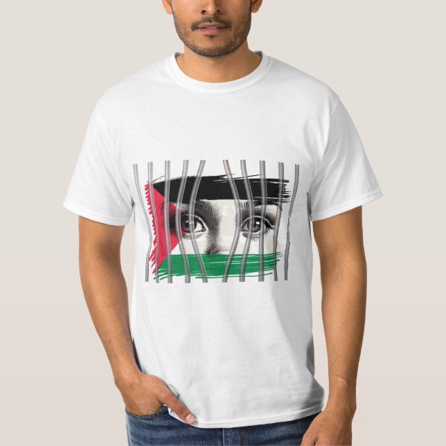 Camiseta O olhar que dissolve aço. (Frente)