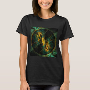 Camiseta O Olho da Arte Abstrato da Selva