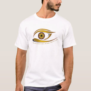 Camiseta O olho deve aprender a ouvir antes que pareça