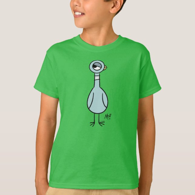 Camiseta O Olho Do Pombo É Verde (Frente)