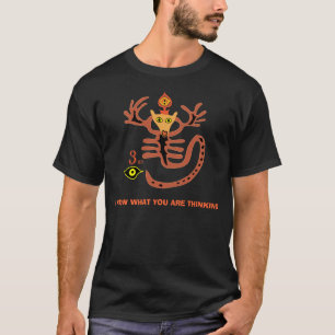 Camiseta ó olho EU SEI O QUE VOCÊ ESTÁ PENSANDO