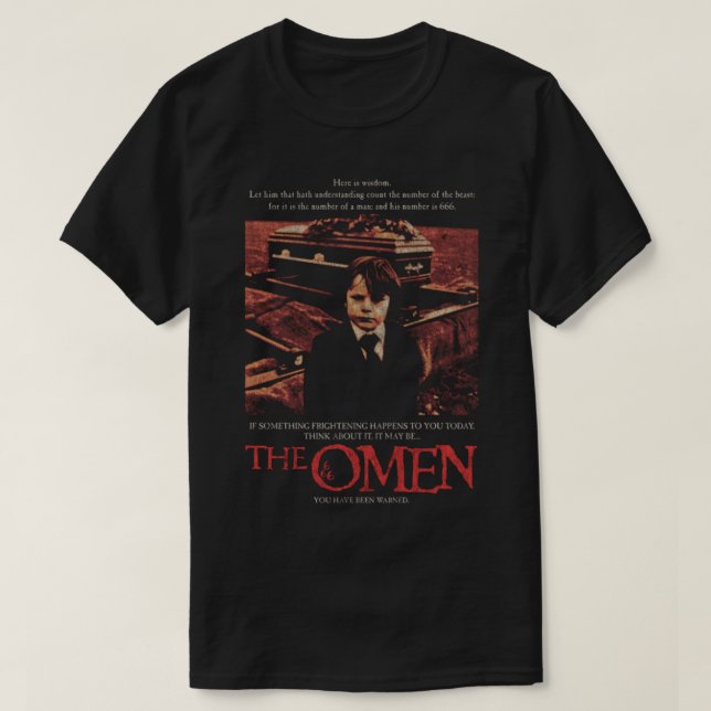 Camiseta O Ómen Thorn Horror4 (Frente do Design)