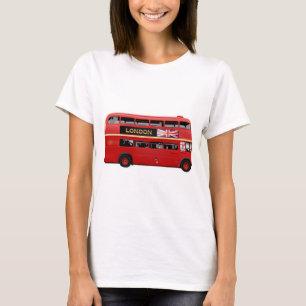 Camiseta O ônibus do vermelho de Londres
