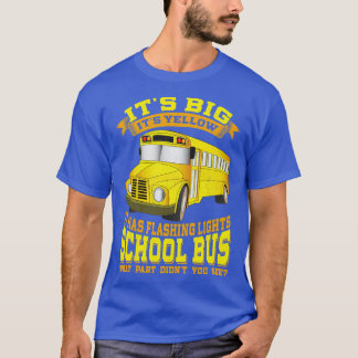 Camiseta O Ônibus Escolar É Grande E Amarelo