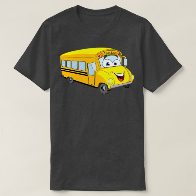 Camiseta O Ônibus Escolar Volta À Escola 5 (Frente do Design)