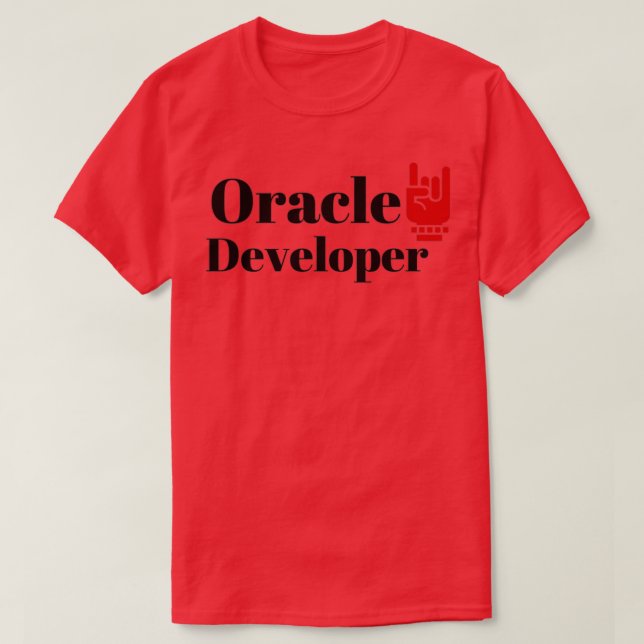 Camiseta O Oracle Developer (Frente do Design)