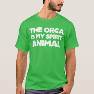 Camiseta O Orca É Meu Animal Espiritual garoto
