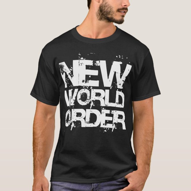 Camiseta O ordem mundial novo (Frente)
