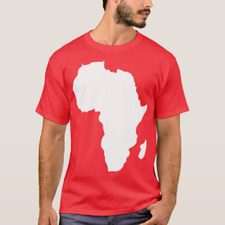 Camiseta O orgulho africano com o mapa 1 da África