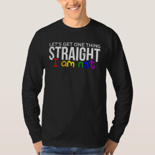 Camiseta O Orgulho Arco-Íris Lgbt Deixa-Me Ter Um Hetero Im