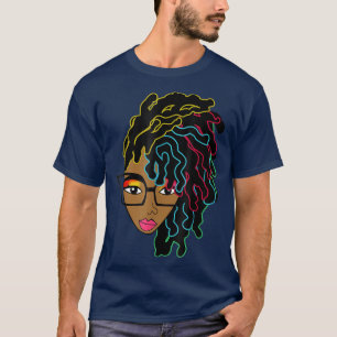 Camiseta O Orgulho de Mulheres Negras Africanas Americanas
