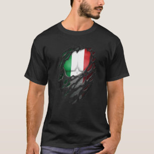 Camiseta O Orgulho Do Patrimônio Raiz Italiano Torn Arruino