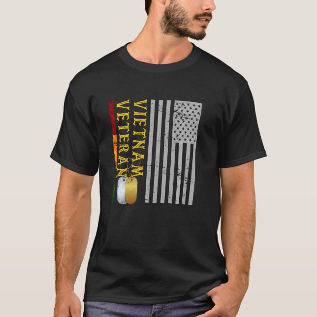 Camiseta O Orgulho dos Soldados Ideia de Sobrevivente Vietn (Frente)
