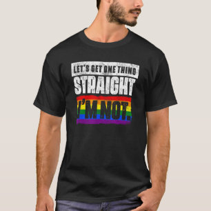 Camiseta O Orgulho Gay LGBT Engraçado Deixa-Me Ter Uma Cois