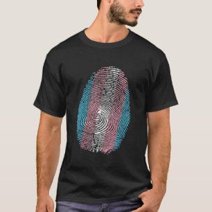 Camiseta O Orgulho Lgbt de Impressão Digital com Sinalizado