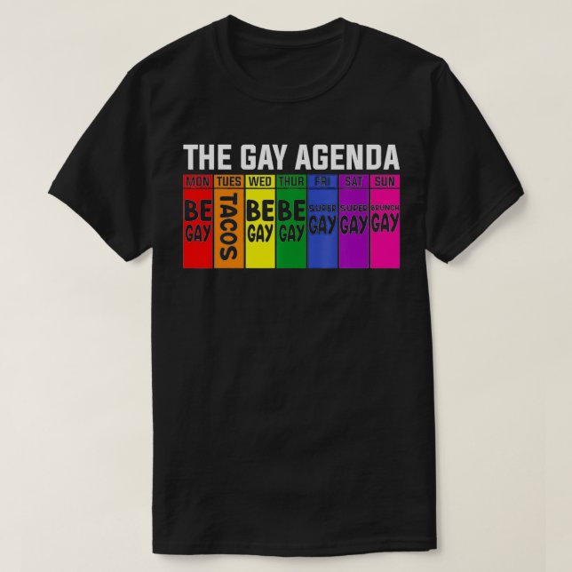 Camiseta O Orgulho LGBT Gay (Frente do Design)