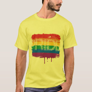 CAMISETA O ORGULHO ROTULA O BRANCO DO TESTE PADRÃO - .PNG