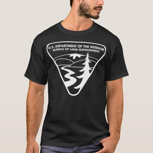 Camiseta O original BLM Bureau of Land Management White  (Frente)