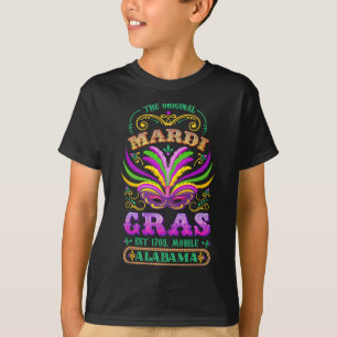 Camiseta O original Mardi Gras Mobile Alabama 1703
