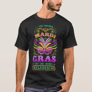 Camiseta O original Mardi Gras Mobile Alabama 1703