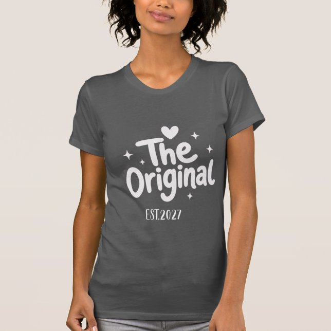 Camiseta O Original & O Remix Mãe e Filha Combinando (Frente)