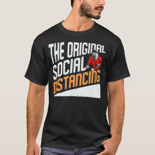 Camiseta O original social distancing Welder Funny Weldin