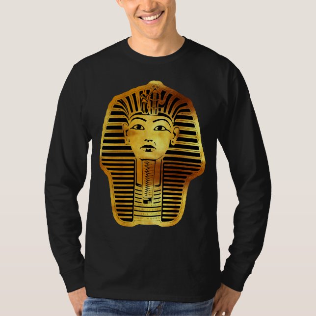 Camiseta O Ouro egípcio Tutankhamun Mask (Frente)