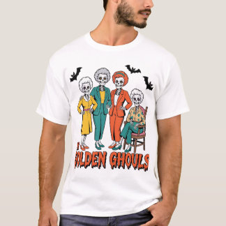 Camiseta O Ouro Ghouls Girls - Parody Dia de as Bruxas engr