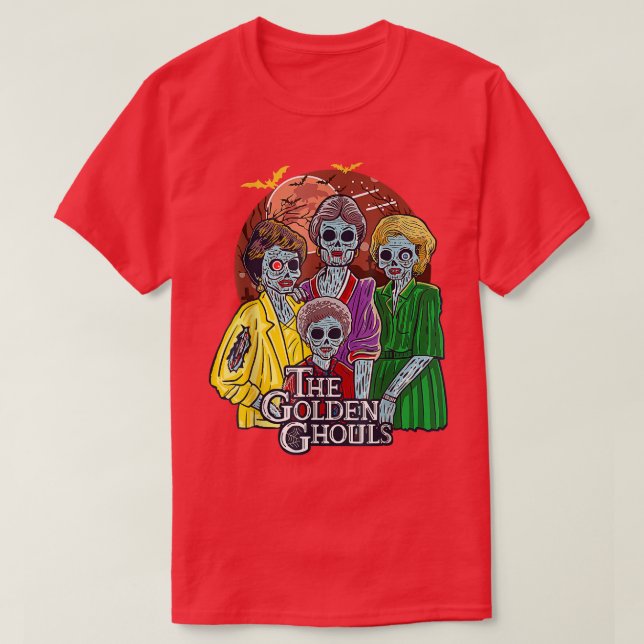Camiseta O Ouro Ghouls Halloween T 276 (Frente do Design)