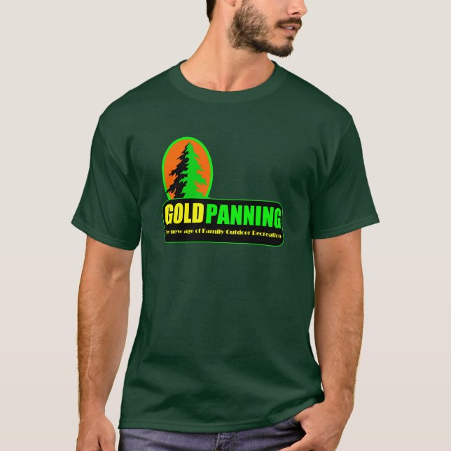 Camiseta O ouro que sonda filtrando a família exterior do (Frente)