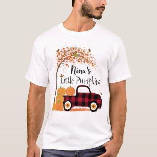 Camiseta O outono do Caminhão Vermelho de Nina