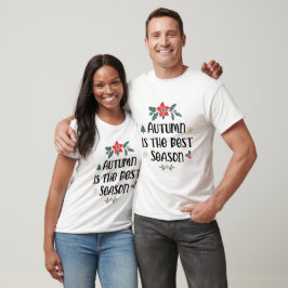 Camiseta O outono é a melhor estação