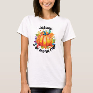 Camiseta O Outono É Minha Cor Favorita