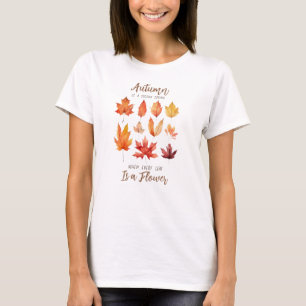 Camiseta O outono é um segundo Primavera