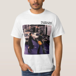 Camiseta " O outro lado do álbum da Abbey Road está tocando