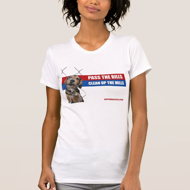 Camiseta O PA passa as contas/limpa os moinhos (Frente)