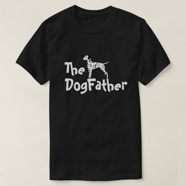 Camiseta O Padre Cão Dalmaciano T-Shirt (Frente do Design)