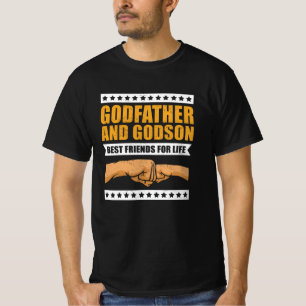 Camiseta O Padrinho E O Godson São Os Melhores Amigos Da V