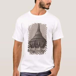 Camiseta O pagode de Shwedagon em Rangoon, Burma, c.1860